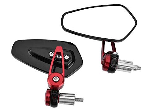 YIBO Universal 360° Adjustable Mirror for Motorcycles, Bar End Mirror, Bar End, Bike Mirror,
