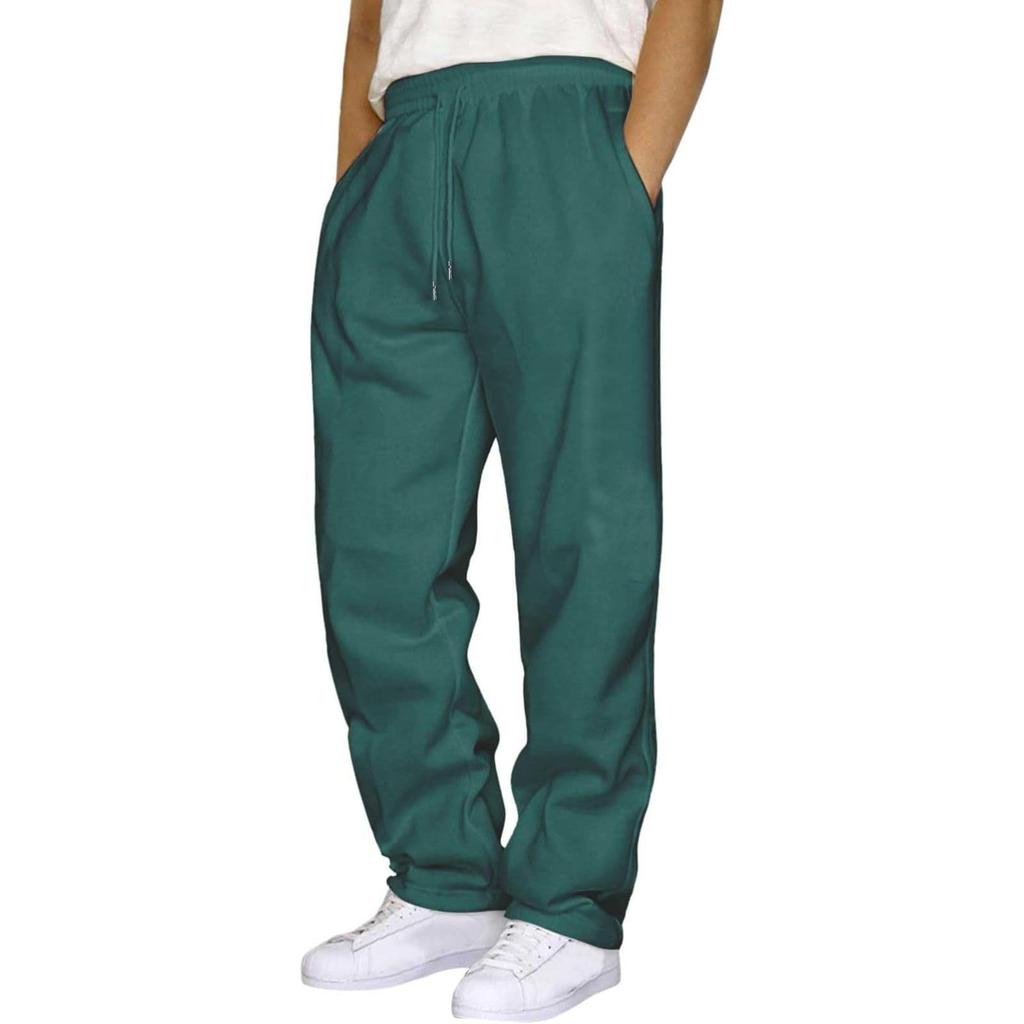 Men's Outdoor Sports Casual Pants Men's Solid Color Loose Sports Pants