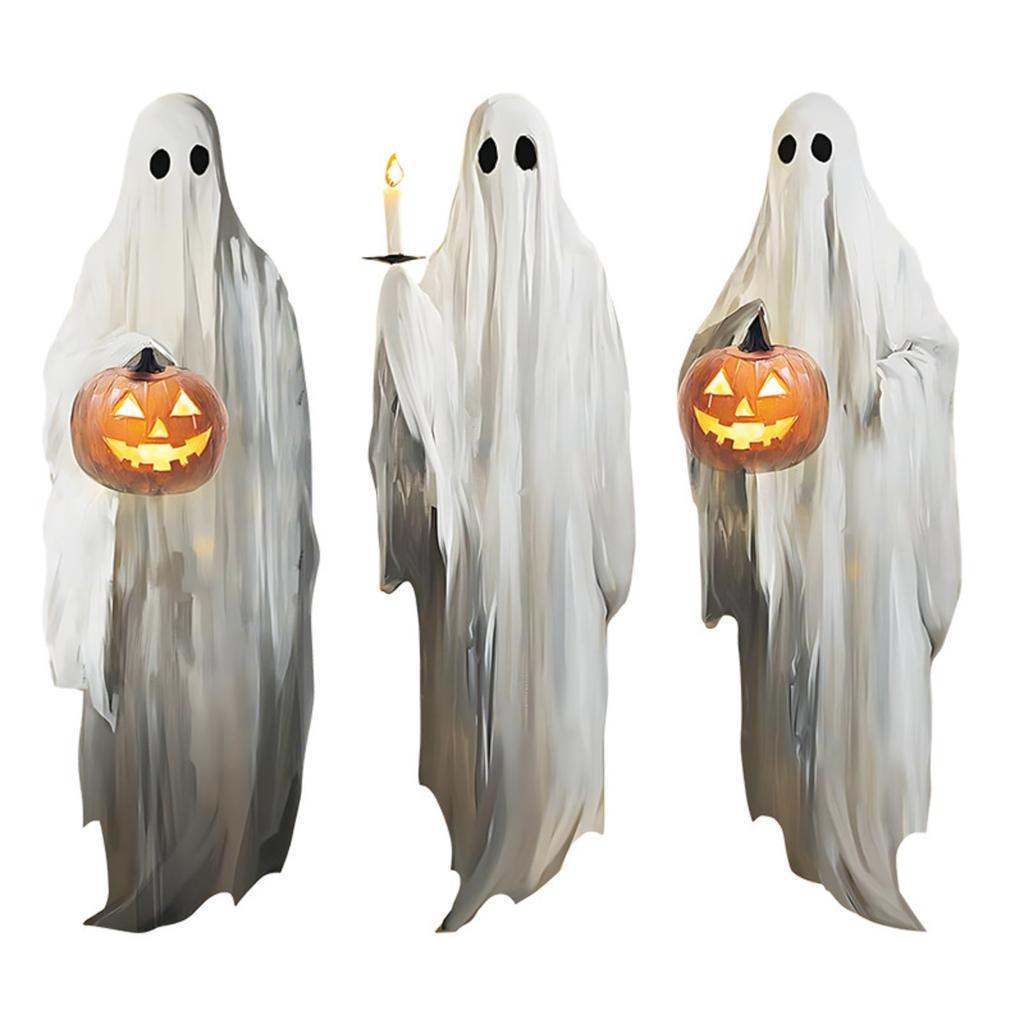 Large Size Glass Window Electrostatic Sticker Halloween Pumpkin Window Sticker Party Electrostatic Type