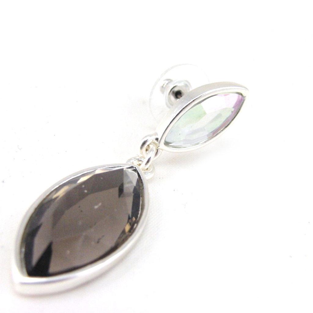 Dolce Vita [F4005] - Designer Earrings 'DV - Amandine' White Gray