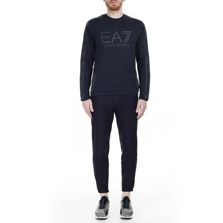 EMPORIO ARMANI Sweatshirts Men's Dark Blue Crew Neck Moderate Regular 6XPMA6-PJ31Z-1578