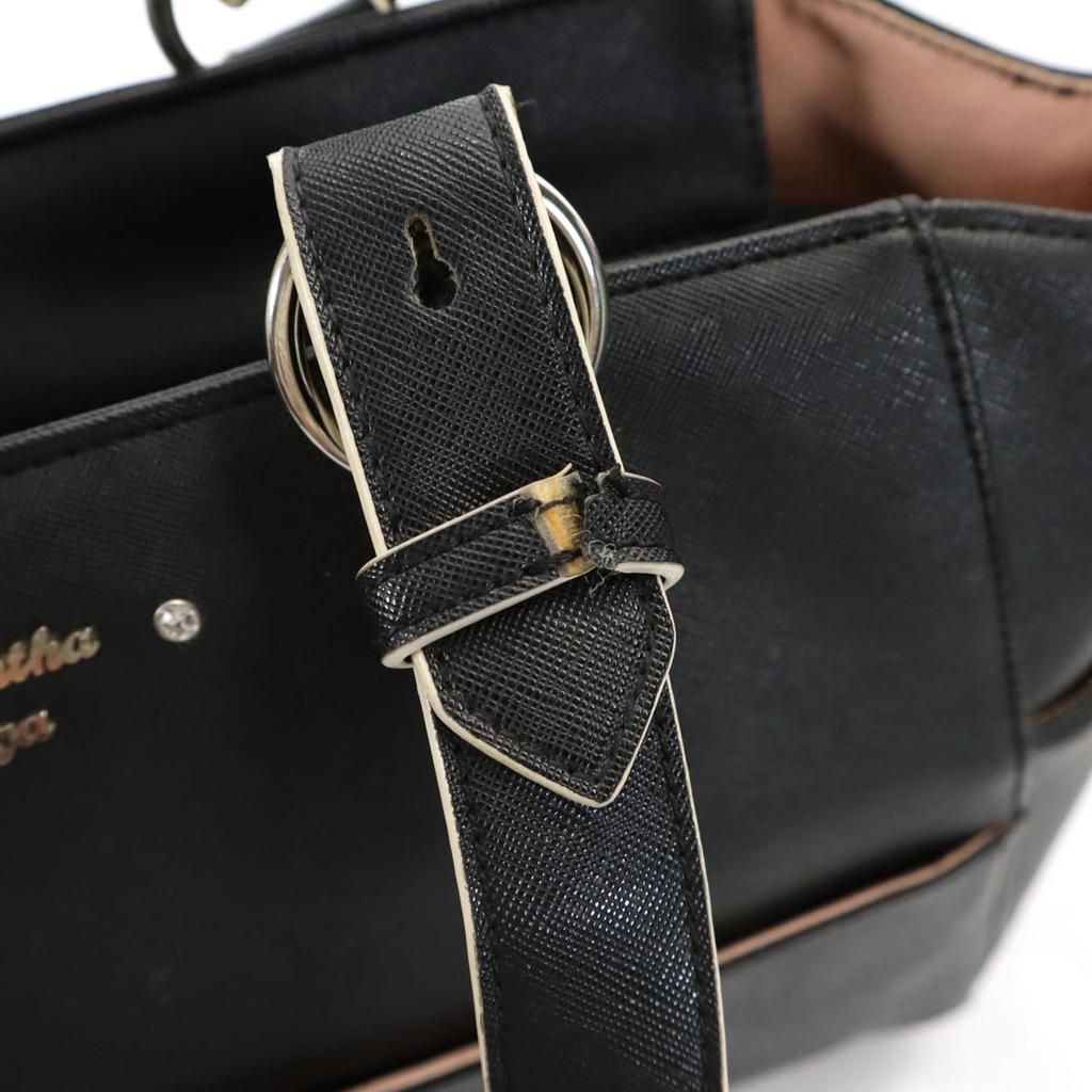 Сумка-тоут Samantha Vega черная Женская Б/у