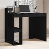 VidaXL Black Desk 103.5x56.5x94 Cm Engineered Wood, Writing Desk, Computer Desk, Home Office Desk, Desk 847976