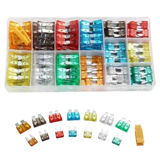220Pcs Plug-in Type Car Fuses Widely Used Accessories Reliable Durable Fuses Insert for Automobile