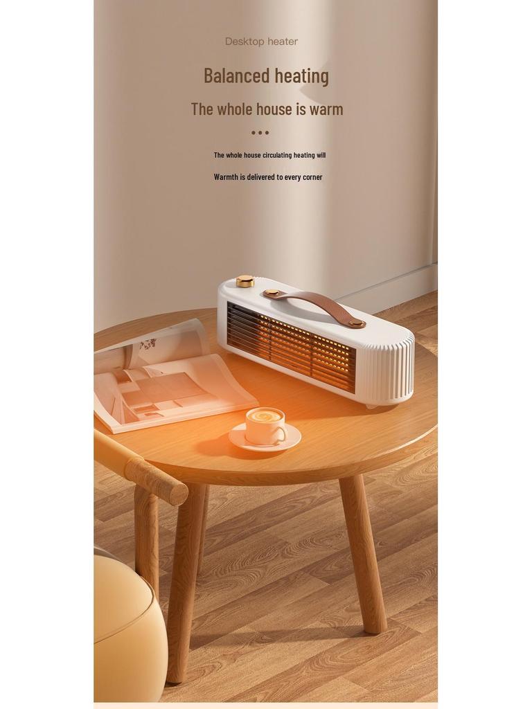 European Standard Portable Desktop Fan Heater for Quick Heating