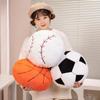Creative Sports Plush Pillow - Football, Basketball, Rugby, Tennis, Baseball Doll for Kids