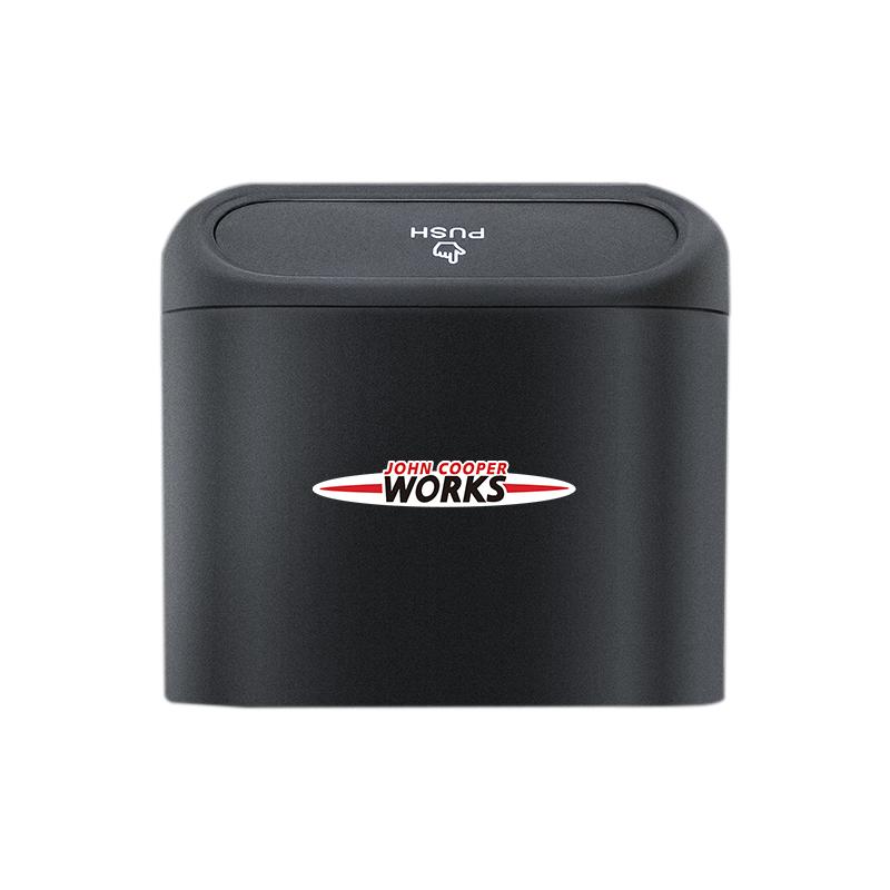 Car Portable Trash Can Auto Logo Sundries Storage Box For MINI One Cooper JCW Countryman Clubman Cabrio Paceman Coupe wheel hub