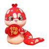 Плюшевая игрушка змея для декора на китайский Новый год, элегантная кукла-талисман змея, праздничные плюшевые змеи для весеннего фестиваля, праздничное украшение, подарок