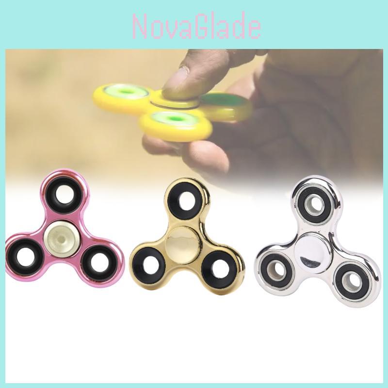 Metal Finger Spinner With Alloy Construction For Adults And Office Breaks Stress Relief Tool