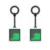 Светящаяся лампа с циркулирующей жидкостью LED, кибер-флюидная лампа, портативный светящийся элемент декора, для снятия стресса, стильный подвесной брелок для сумки, подарок