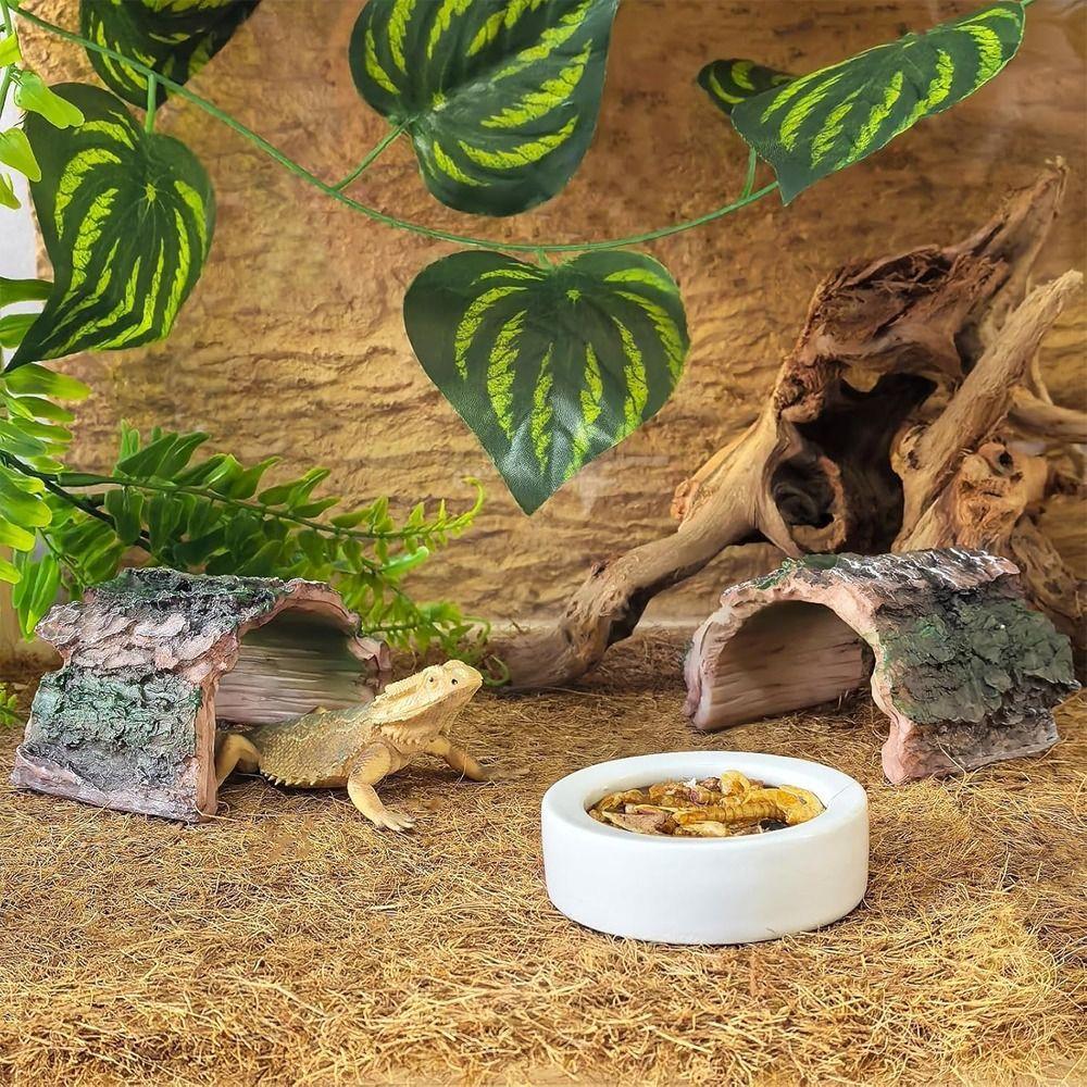 Escape Cave Reptile Hideout Simulation Reptile Cave Lizard Hideaway Shelter  Pet Breeding