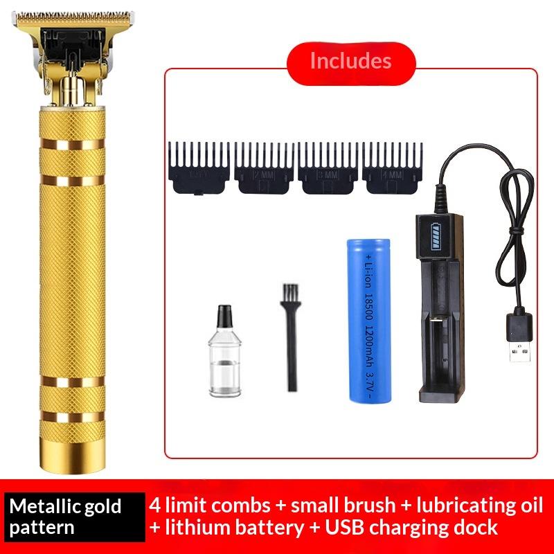 New multifunctional hair clipper electric clipper hair clipper hair clipper oil clipper shaving razor bald hair clipper rechargeable