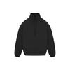 Adidas X Fear of God Athletics Suede Fleece 1/2 Zip Sweatshirt Black Unisex Tops IS5318