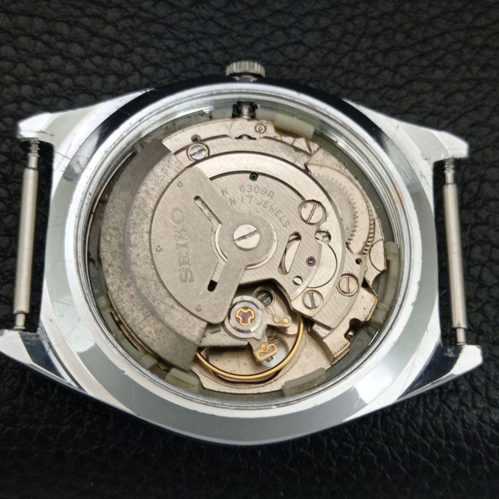 ЯПОНСКИЕ ВИНТАЖНЫЕ ОТРЕМОНТИРОВАННЫЕ АВТОМАТИЧЕСКИЕ МУЖСКИЕ ЧАСЫ SEIKO 5 С ЗЕЛЕНЫМ ЦИФЕРБЛАТОМ a444468-1