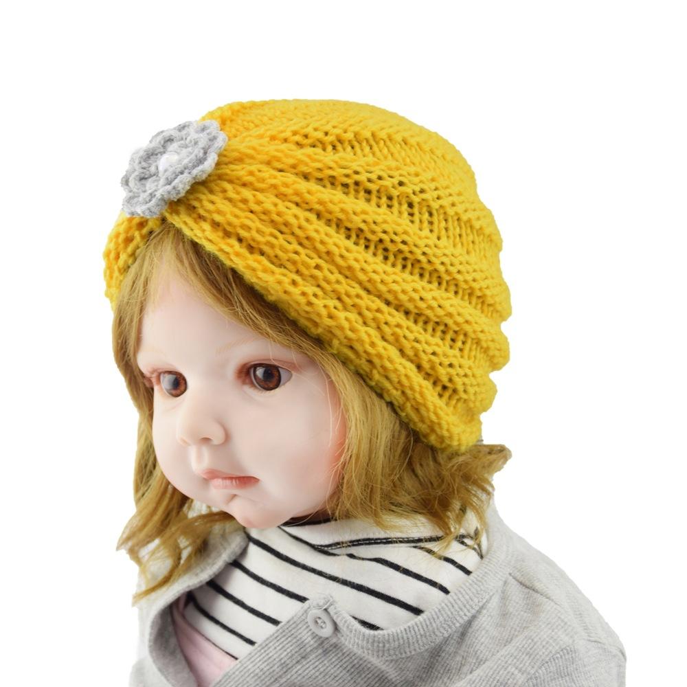 Детская шерстяная индийская шапка Camellia Pearl, теплая, вязаная, для новорожденных, на осень и зиму