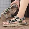 Обувь для мужчин повседневная высота нескользящая с платформой мужские сандалии дорогие лето 2024 японская распродажа уличные дышащие большой размер