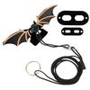 Adjustable Lizard Leash Bearded Dragon Harness Soft for Reptiles Small Pet AnimalsBlack