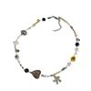 Love Heart Collar Chain Korean Style Necklace Flower Necklace Fashion Jewelry Women Clavicle Chain
