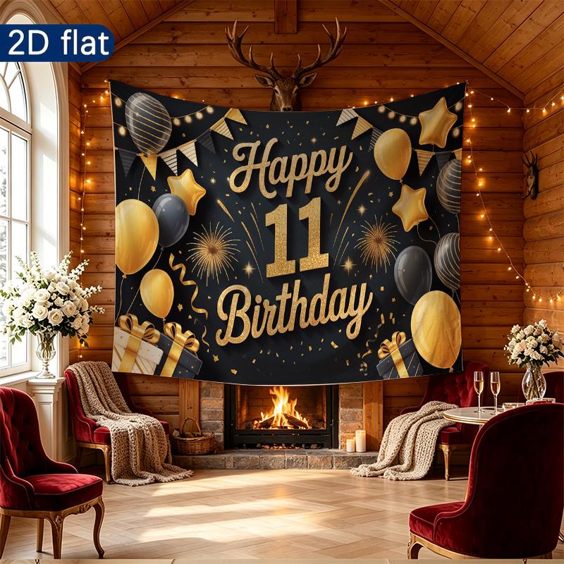 Glitter Party Backdrop 1pc - Celebration Decor