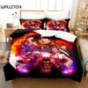 Anime King Of Fighters Bedding Set Duvet Cover Bed Set Quilt Cover Pillowcase Comforter King Queen Size Boys Adult Bedding