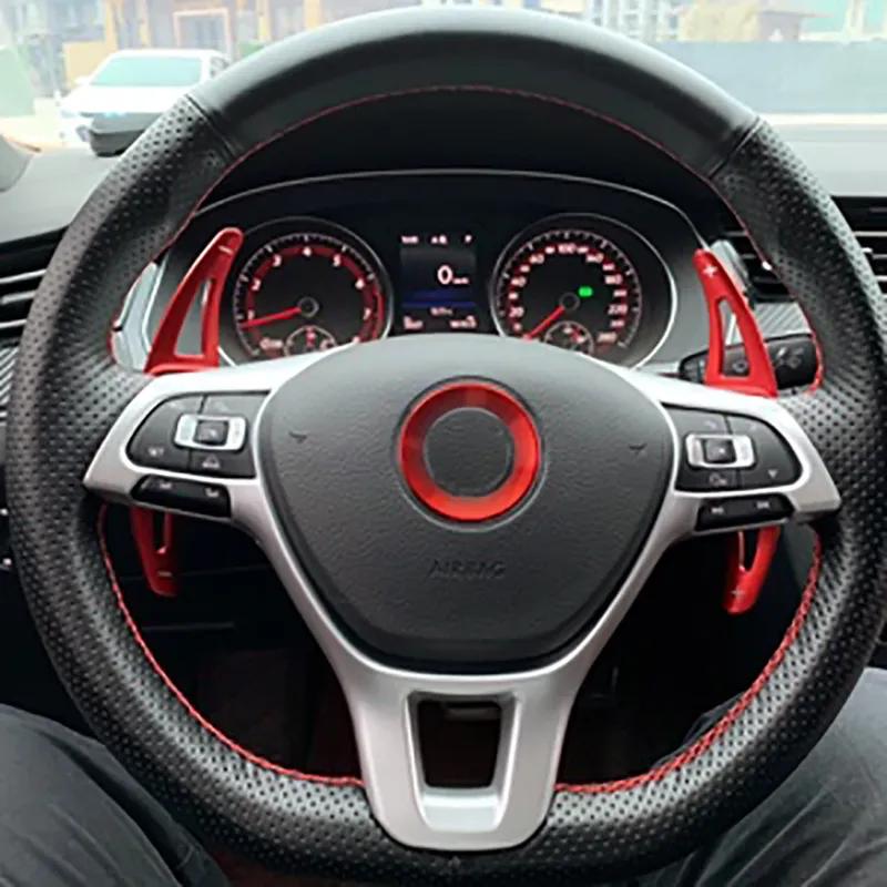 Автомобильный удлинитель рулевого колеса для Volkswagen Golf7.5 MK7 Golf8 MK8 VW POLO MK6 Touareg алюминиевый подрулевой переключатель передач DSG