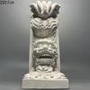 Китайский стиль Каменный Лев Килин Гипсовая статуэтка Настольное украшение Фэн-шуй Украшения Креативная скульптура Килина Эстетичный декор комнаты