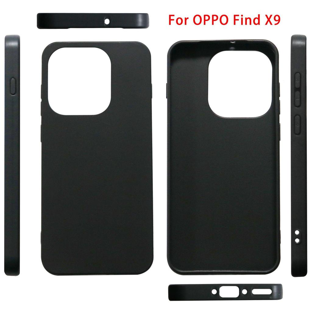 OPPO Find X9 Полностью матовый ТПУ износостойкий противоскользящий защитный чехол для телефона