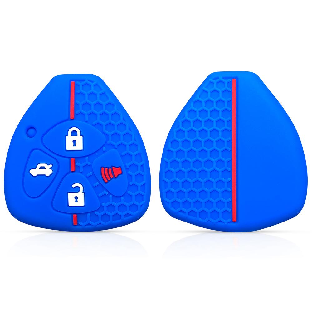Чехол для ключей для Toyota Yaris/Vitz Auris Mk I 2007 Corolla Verso Hilux 7 RAV4 Porte Camry Чехол для ключа автомобиля Брелок 2/3/4 кнопки