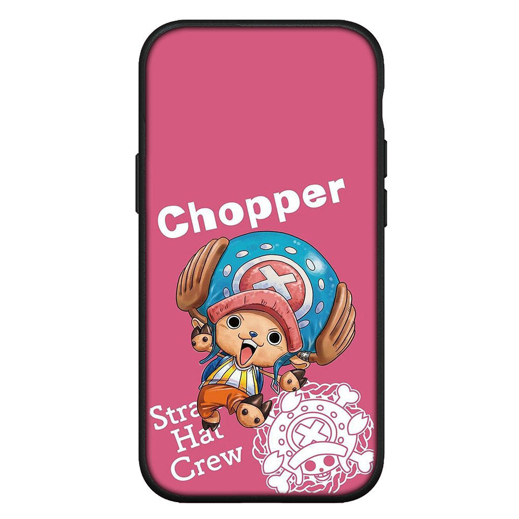 Чехол для iPhone 16 15 Xiaomi Redmi Note 14 13 12 11 Pro Max X 16e Samsung Galaxy S25 S24 S23 Moto OPPO Huawei One Piece Луффи Тони Чоппер Чехол для телефона