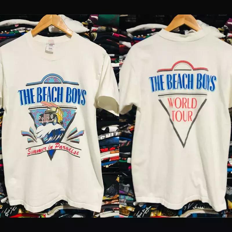 1992 The Beach Boys Летний тур «Рай» Футболка Серф-рок