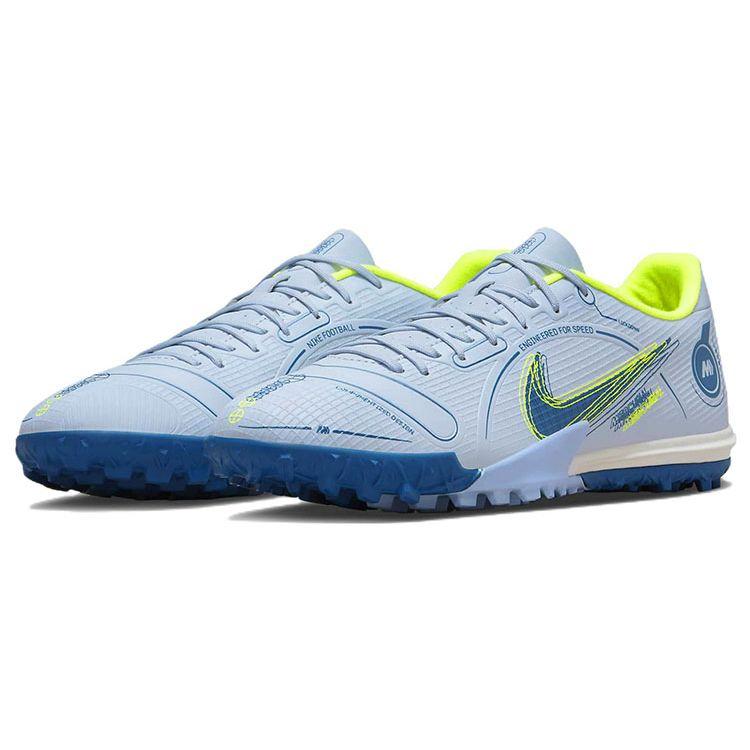 Nike Mercurial Vapor 14 Academy Кроссовки для футбола унисекс с круглым носком на шнуровке TF Синие DJ2879-054