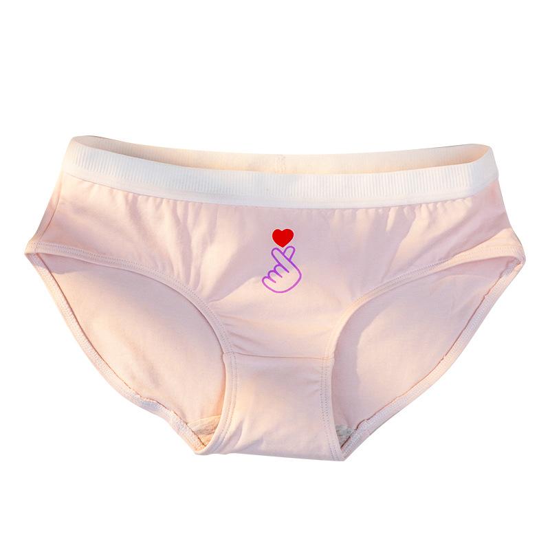 Women's Cotton Underwear Slim Fit Cotton Triangle Underwear Simple Breathable Underwear