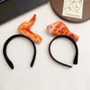 Vegetable Simulated Food Hair Hoop Strawberry Hotdog Headband Personality   Party