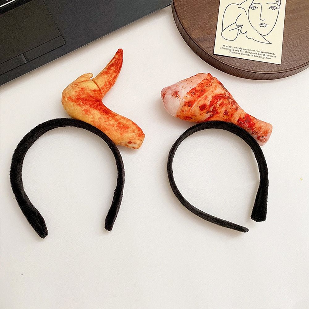 Vegetable Simulated Food Hair Hoop Strawberry Hotdog Headband Personality   Party