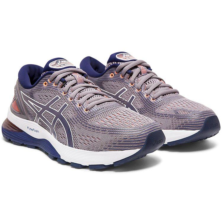 Asics Женские кроссовки Gel Nimbus 21 'Lavender Grey Dive Blue' 1012A156-500