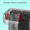 4PCS Wall-Mounted Fish Tank Filter - 3-in-1 Waterfall Purification Circulation System for Turtle Tanks - Small Silent External Forced Filter