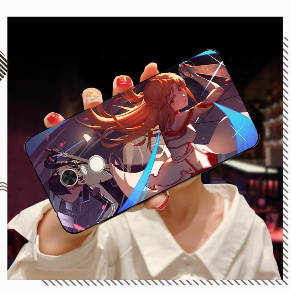 Sword Art Online Phone Case For Redmi 5 6 7 8 9 10 Plus Pro 6 7 8 9 A GO K20 K30 K40 Pro Plus F3 Fundas