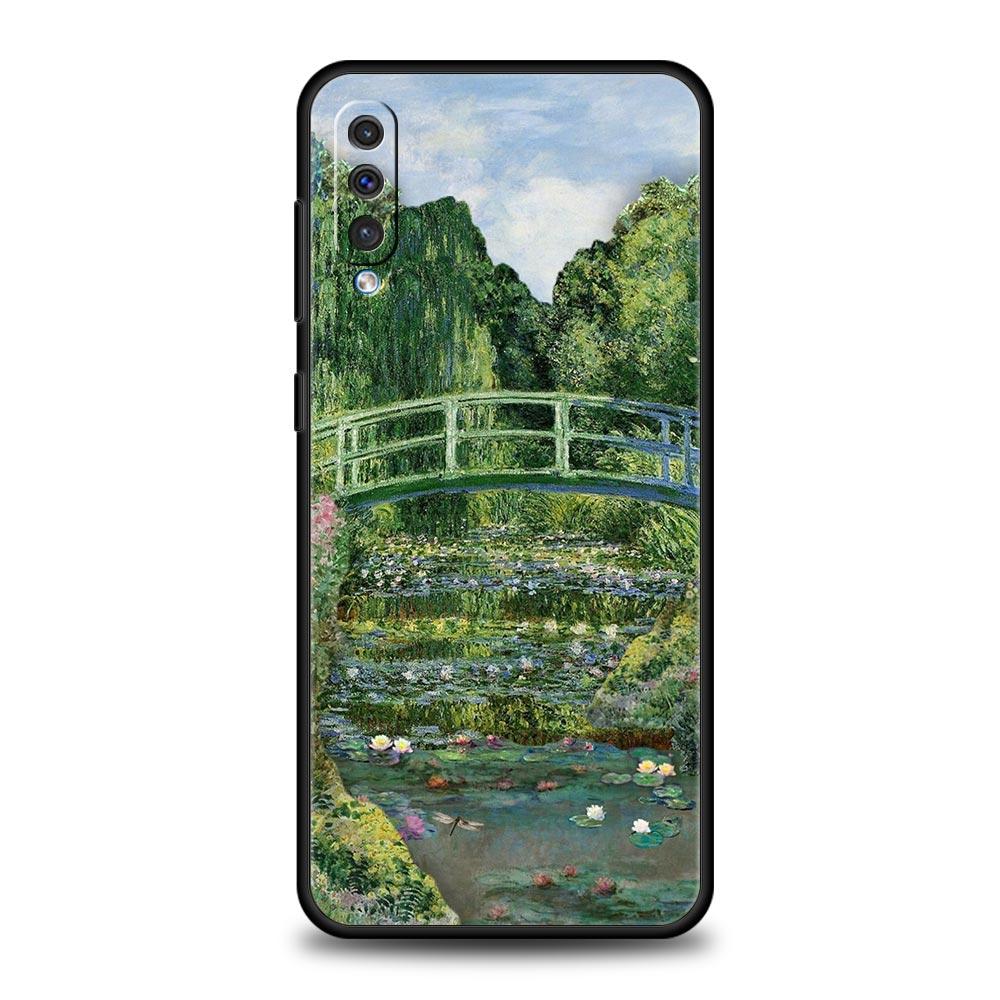 Клод Моне Сад Краски Искусство Чехол Для Samsung A26 A36 A56 A54 A52 A50 A70 A40 A12 A14 A16 A22 A24 A42 A34 A32 5G A06 5G Чехол
