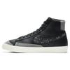 Nike Blazer Mid '77 Vintage 'Recycled Wool Pack   Black Electric Green' Sneakers Skateboard Shoes CW6726-001