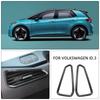 Для Volkswagen VW ID3 ID.3 2020-2026 LHD Накладка на вентиляционное отверстие AC Рамка переднего воздуховода Стикер Стайлинг Аксессуары для интерьера