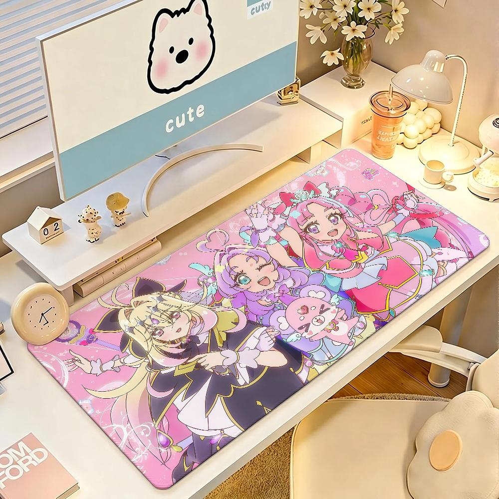 Игровой коврик для мыши S-Star D-detective P-precure, противоскользящий, с резиновым краем, утолщенный, для ноутбука, игровой коврик для стола