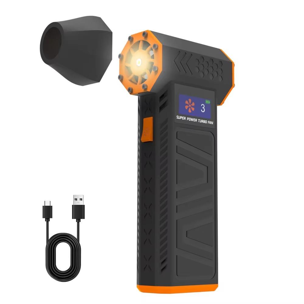 Мощный светодиодный турбовентилятор Snow Whiz со скоростью ветра 52 м/с, мощный струйный вентилятор для чистки автомобиля