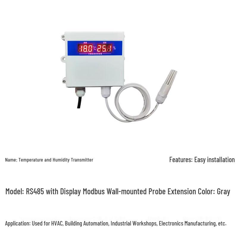 Fantexi RS485 Modbus Temperature Humidity Transmitter