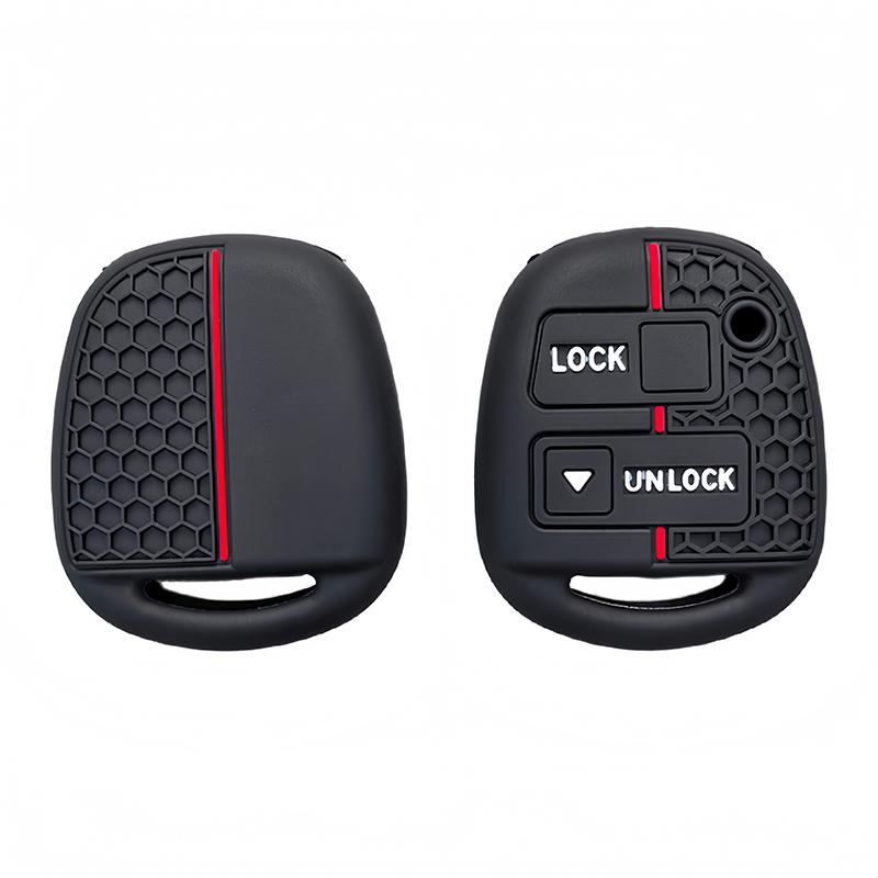 Силиконовый чехол-брелок для 2-х и 3-х кнопок автомобиля Toyota Fj Cruiser Land 2008-2014 Yaris Echo Для Lexus Es Gs Ls Is Rx Sc Lx Rx400H