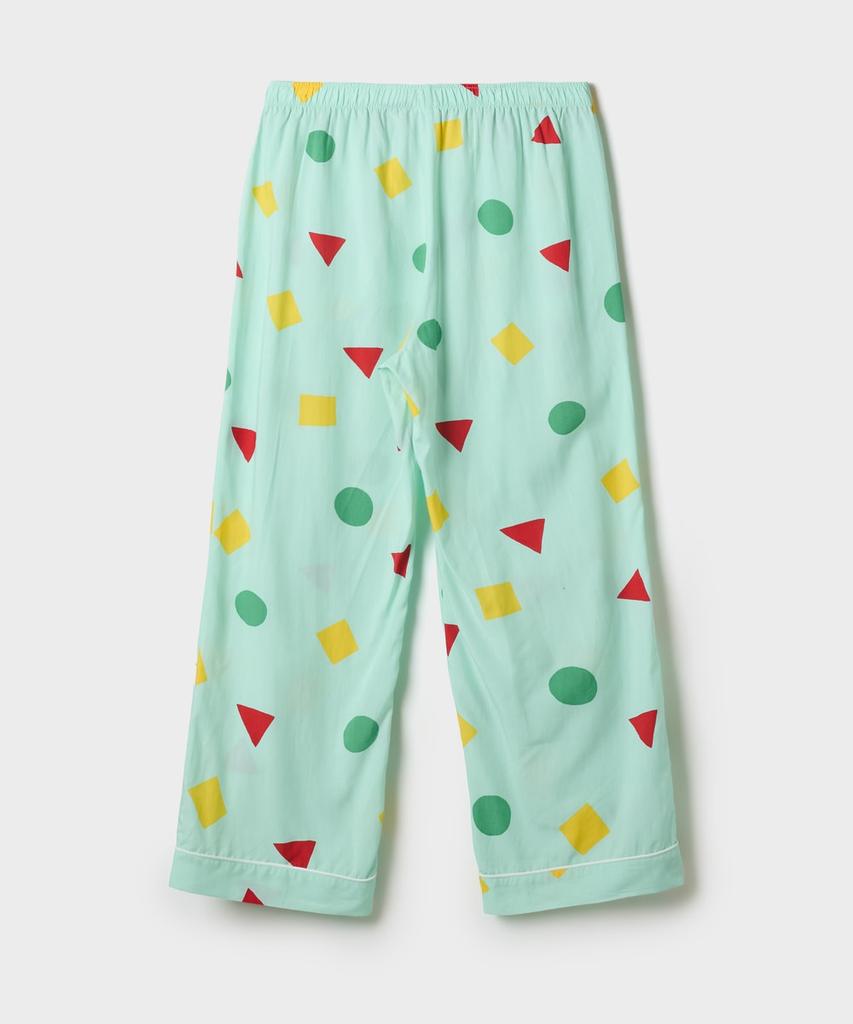 SPAO [Crayon Shin-Chan] Long-Sleeve Pajamas (Mint)_Spppg49U08