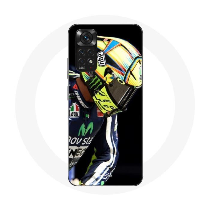 Coque pour Xiaomi Redmi Note 11S Valentino Rossi Numéro 46 Pilote de vitesse moto