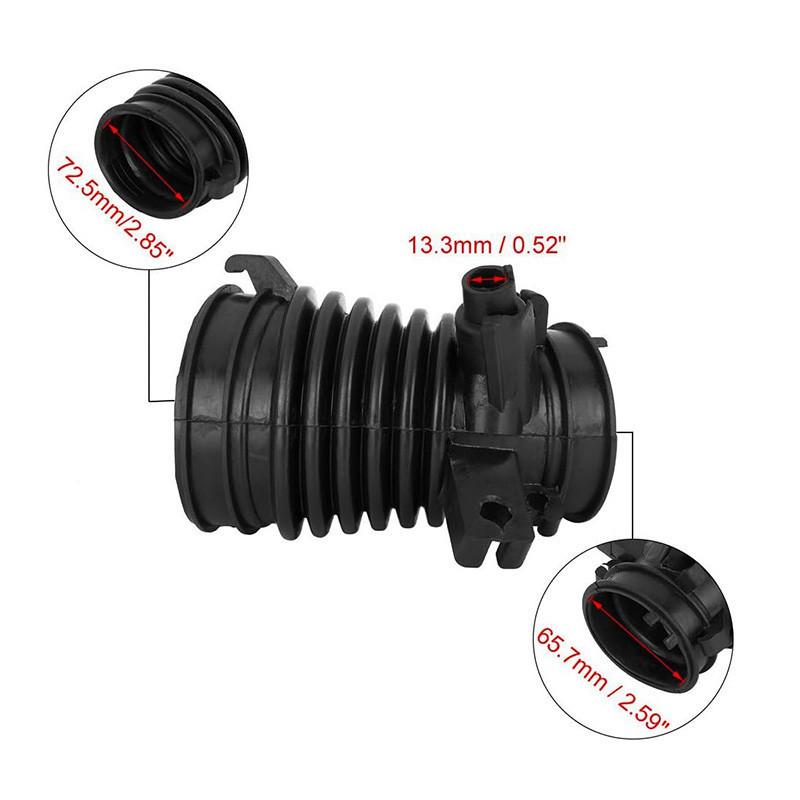 1 шт. Черный воздухозаборный шланг, трубка воздушного потока 17225R1AA01 для Honda Civic 1.8L 2012-2015 / Acura ILX 2.0L 2013-2015