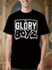 Хип-хоп футболка Glory Boys с графическим принтом - Смелый текст GLORY BOYZ ...