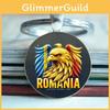 Eagle Themed Zinc Alloy Keyring With Stylish European Style For Home Use
