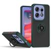 Armor Matte Case For Motorola Moto Edge 50 Pro Fusion Ultra Edge 2024 Cover Ring Magnetic Holder Stand Shockproof Coque Fundas